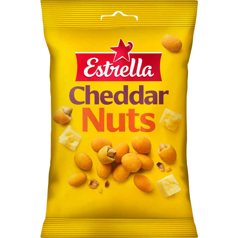 Cheddar Nuts Estrella 140 g