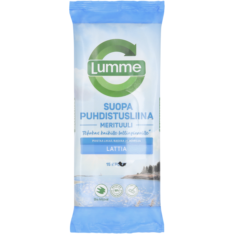 Suopapuhdistusliina Lumme 15 kpl Lattia merituuli