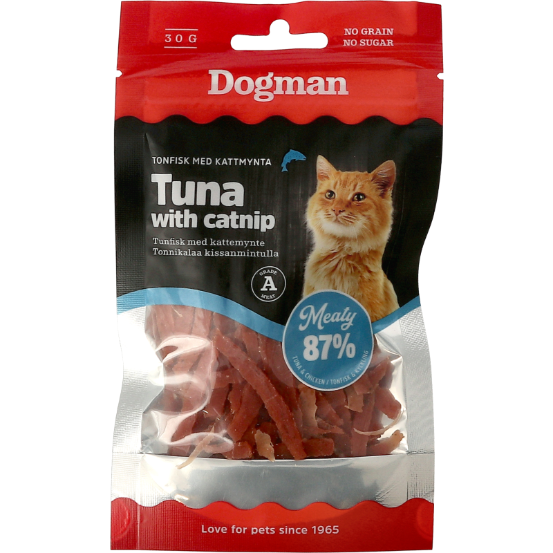 Kissanherkku Dogman 30 g Tonnikalaa kissanmintulla