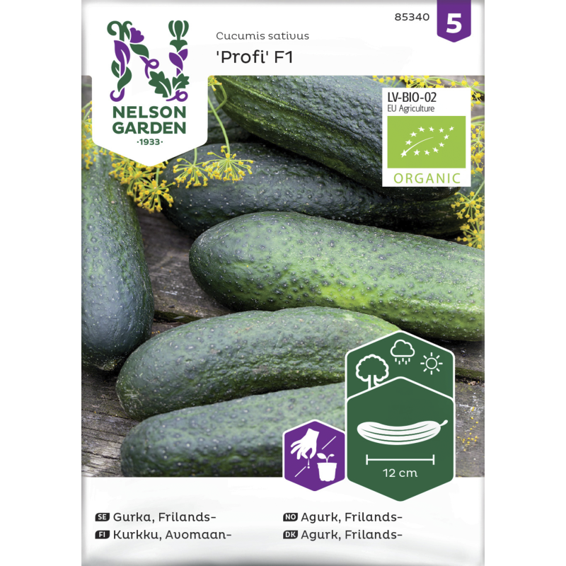 Avomaankurkku siemen Nelson Garden Basic Profi Organic