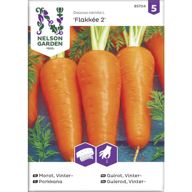 Porkkana siemen Nelson Garden Basic Flakkée 2 kylvönauha