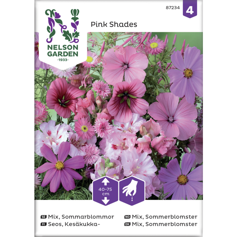 Kesäkukka siemen Nelson Garden Basic roosanvärinen