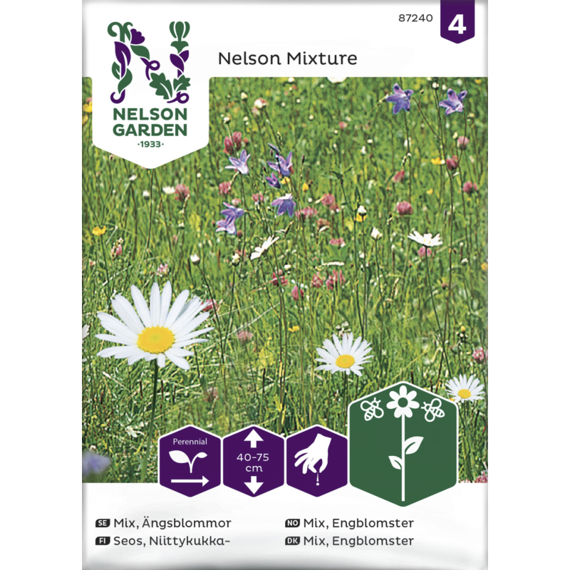 Niittykukkaseos siemen Nelson Garden Basic