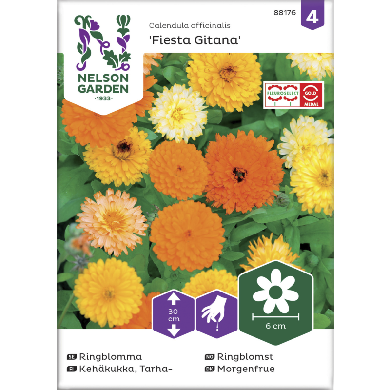 Tarhakehäkukka siemen Nelson Garden Basic Fiesta Gitana