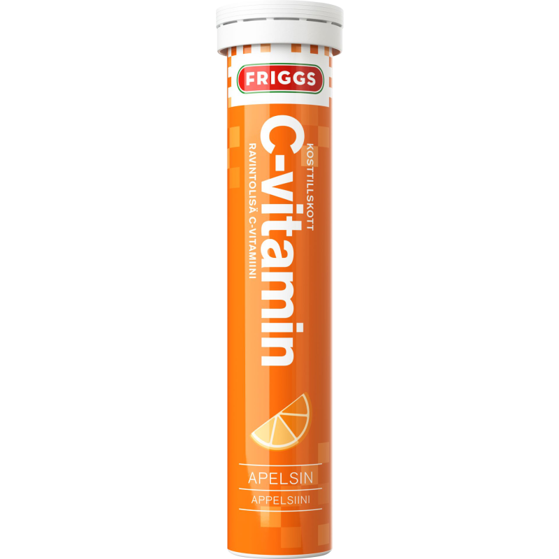C-vitamiiniporetabletti Friggs 20 kpl