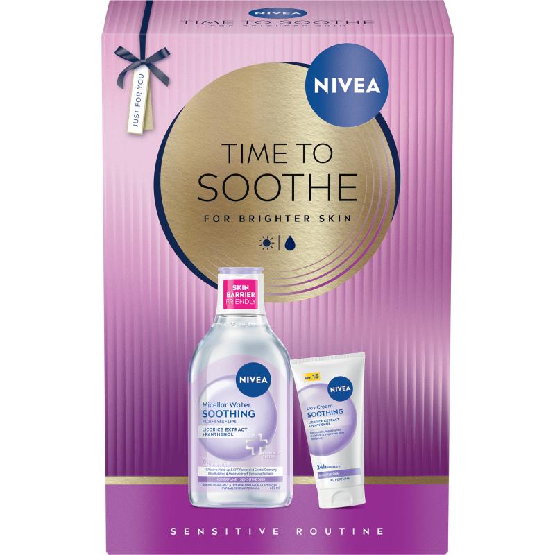 Lahjapakkaus Nivea 450 ml Time to Soothe