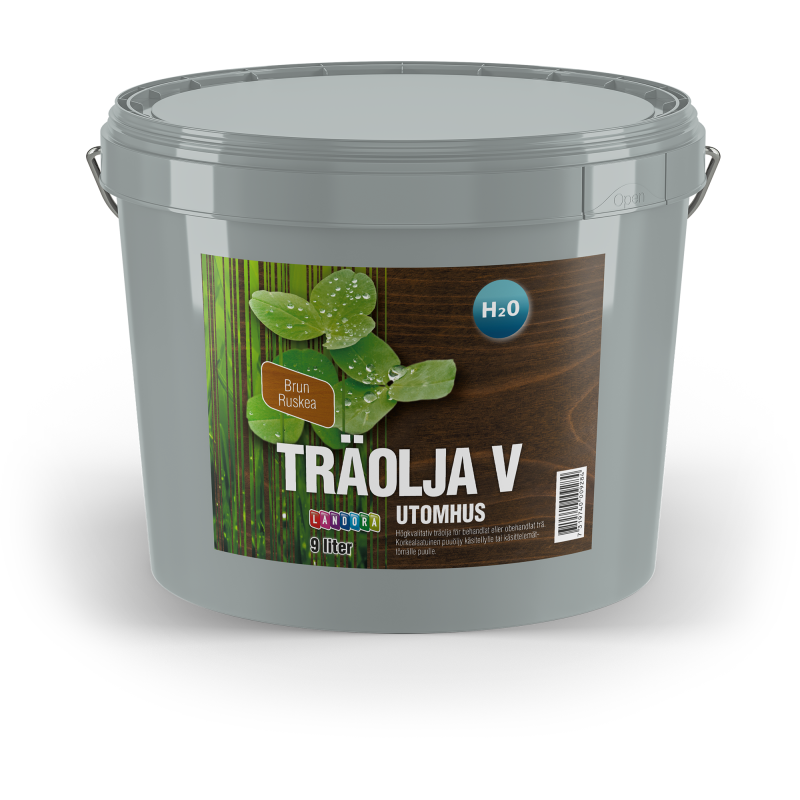 Puuöljy Landora 9 l ruskea