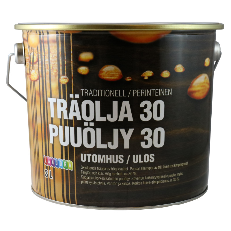 Puuöljy 30 3 l kirkas