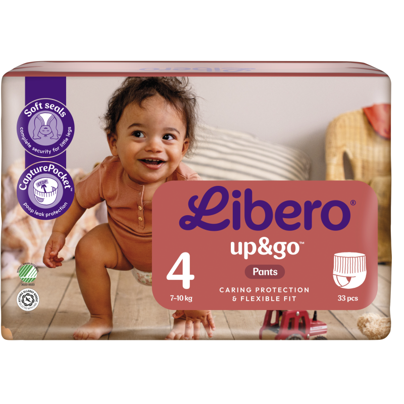 Housuvaippa Libero 33 kpl Up&Go 4, 7-10 kg