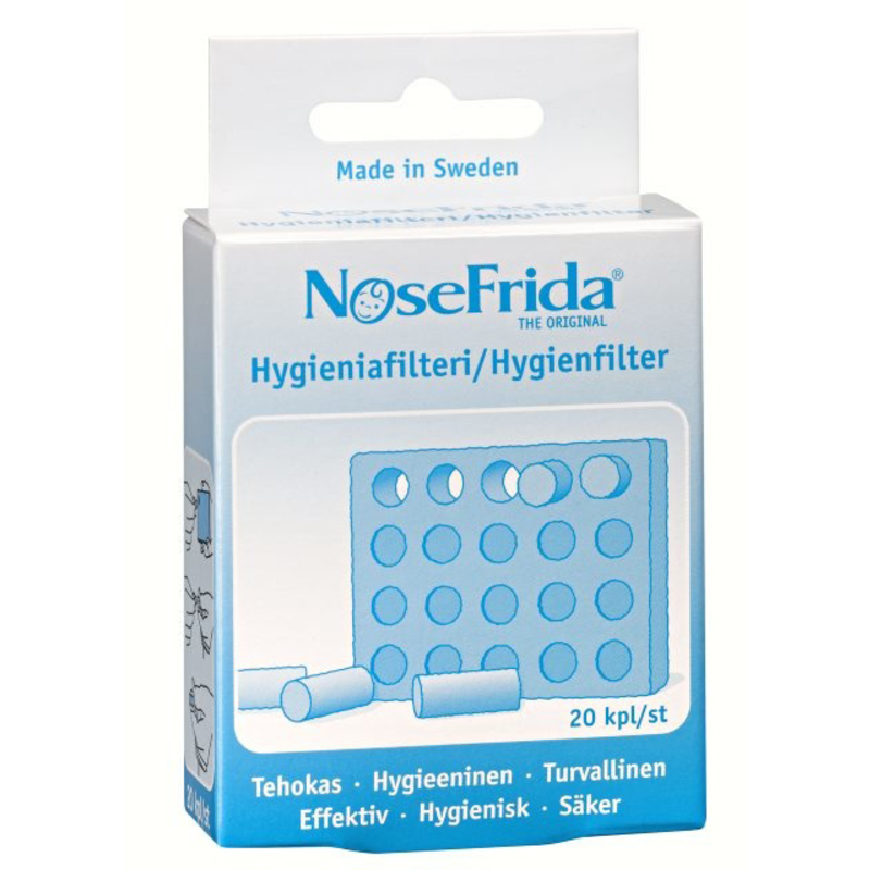 Hygieniafiltterit NoseFrida 20 kpl
