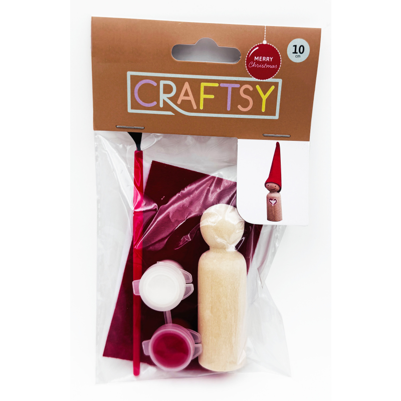 Minitonttu Craftsy 10 cm tee-se-itse