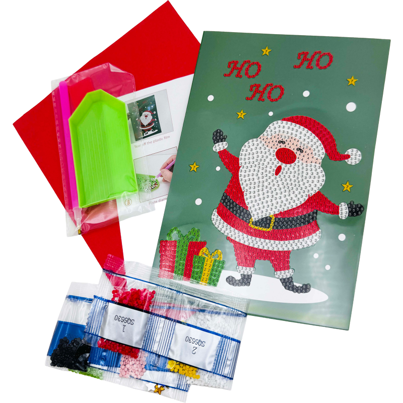 Timanttimaalauskortti Craftsy joulu