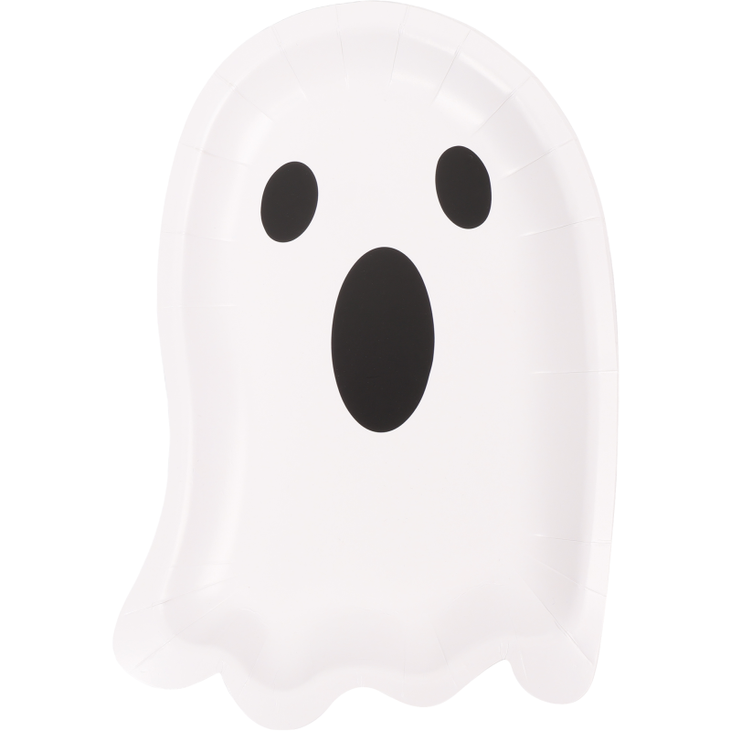 Kartonkilautanen Happy Halloween 10 kpl Haamu