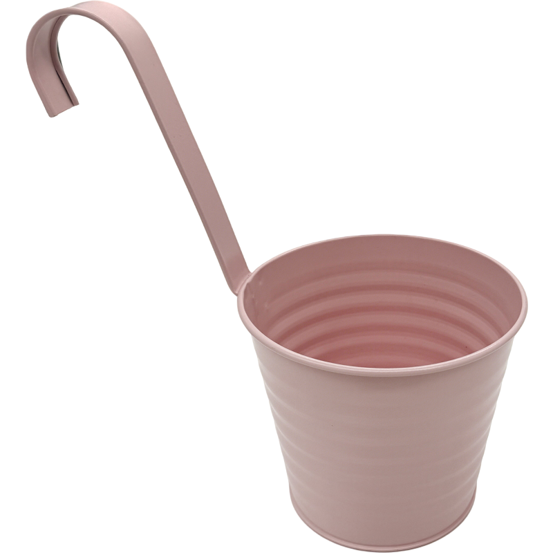 Ripustettava ruukku 15 cm, vaaleanpunainen