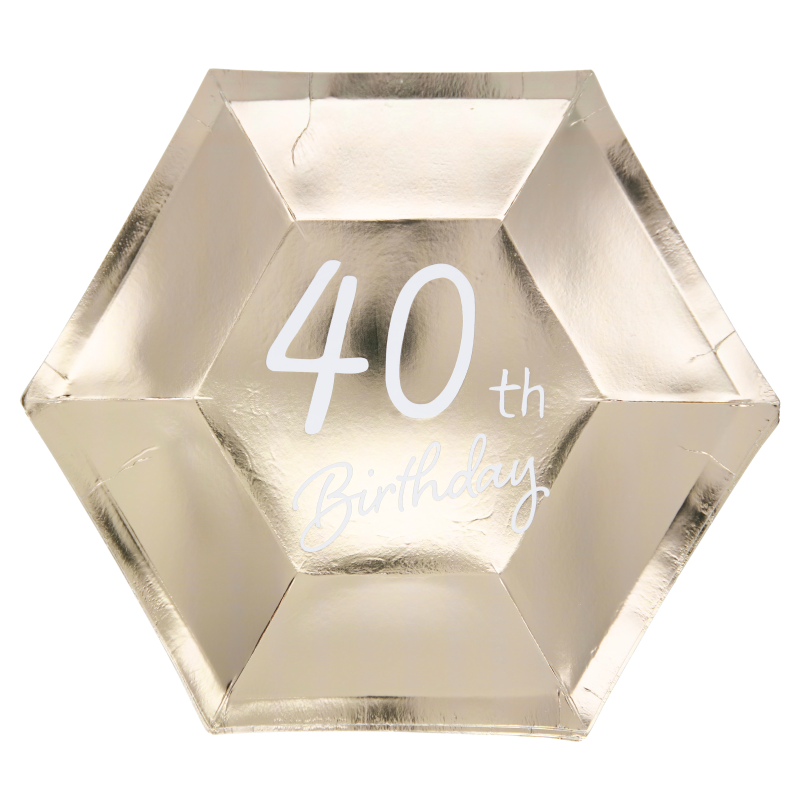 Kartonkilautanen Let's Party 6 kpl 23 cm 40v