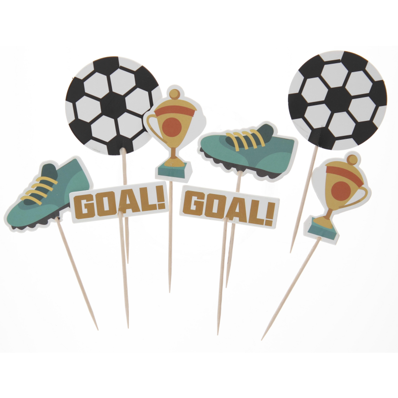 Partytikku Let's Party 8 kpl Jalkapallo