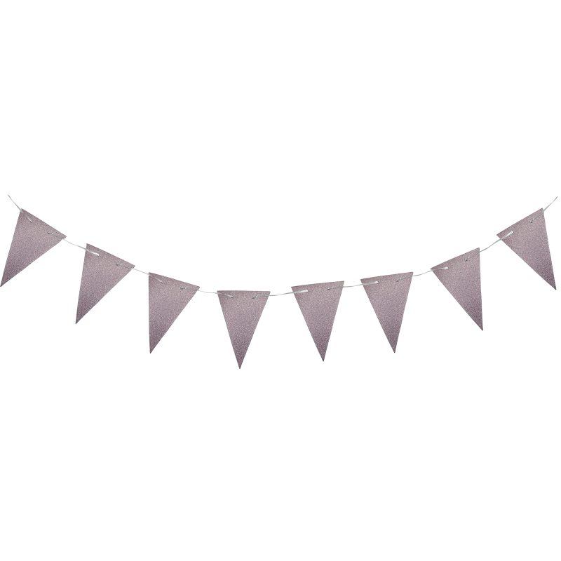 Koristenauha Let's Party 3 m glitter rose