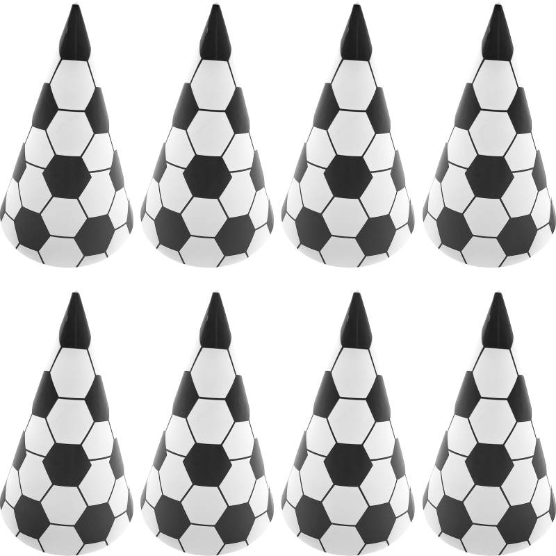 Partyhattu Let's Party 8 kpl Jalkapallo