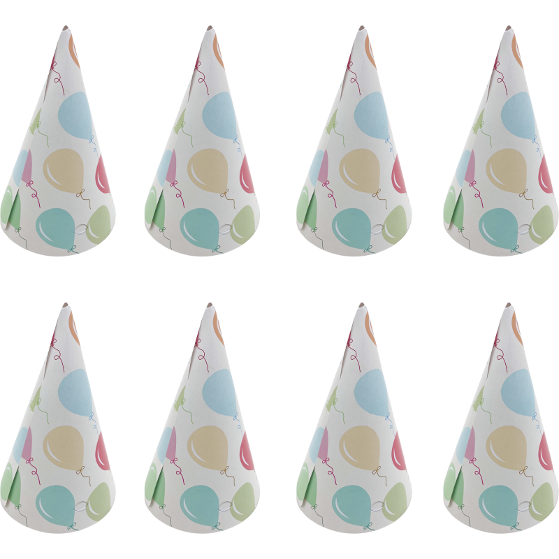 Partyhattu 8 kpl ilmapallot