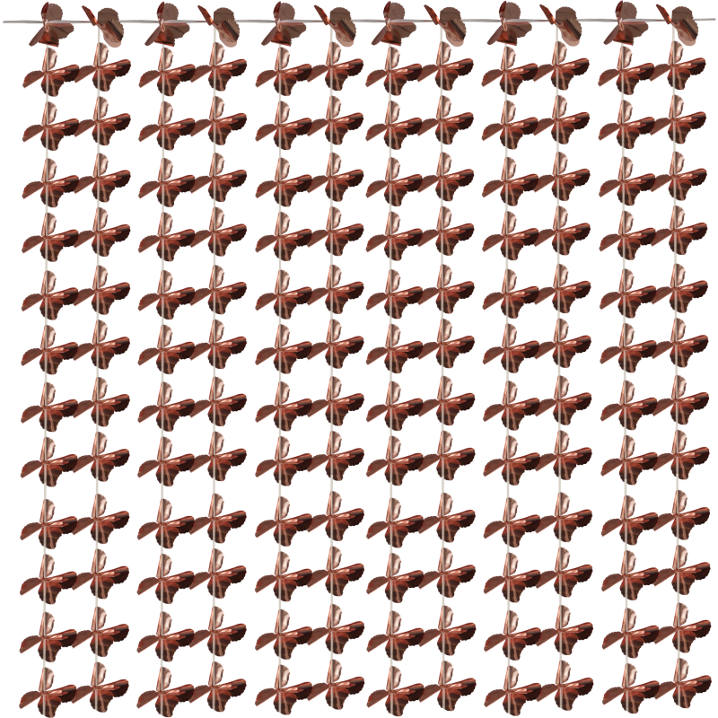 Kukkaverho Let's Party 180 x 200 cm pinkki