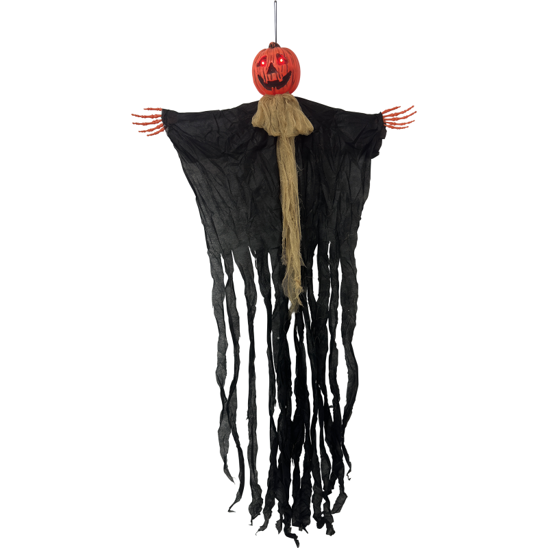 Kurpitsakoriste Happy Halloween 150 cm valolla