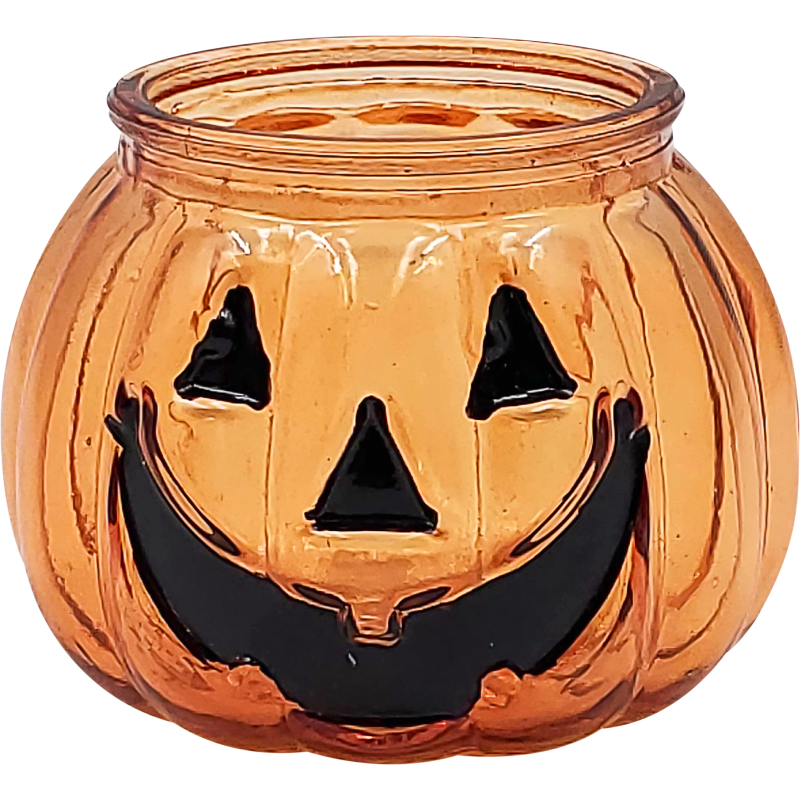 Lasilyhty Happy Halloween 10 cm kurpitsa