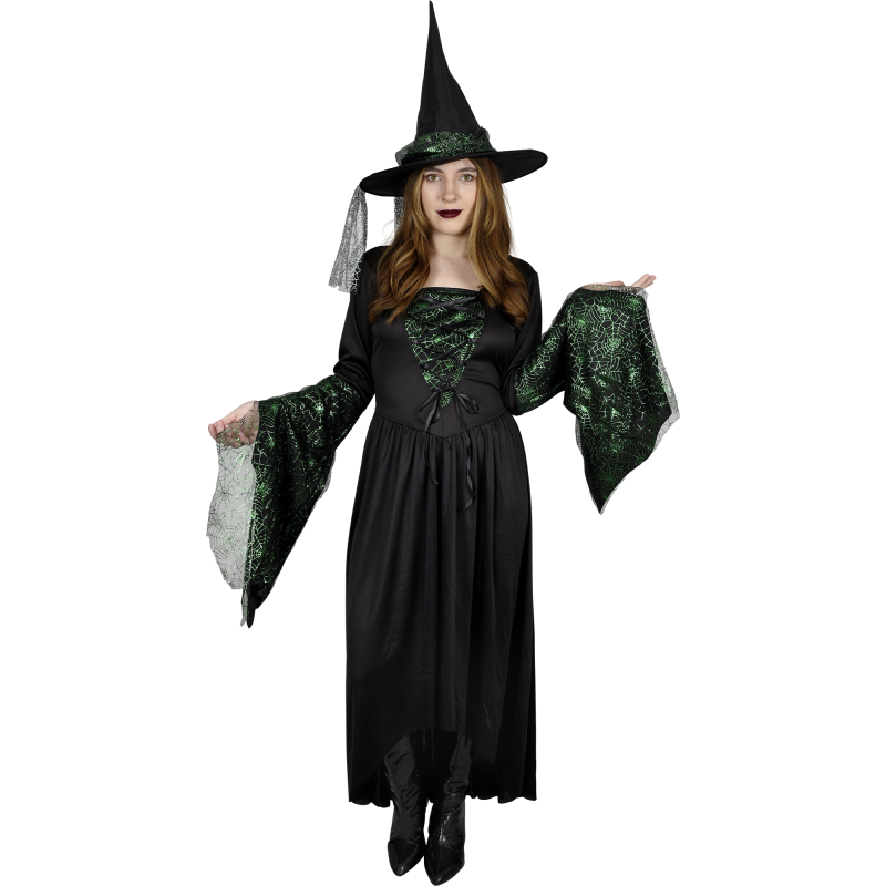 Naisten noita-asu Happy Halloween M