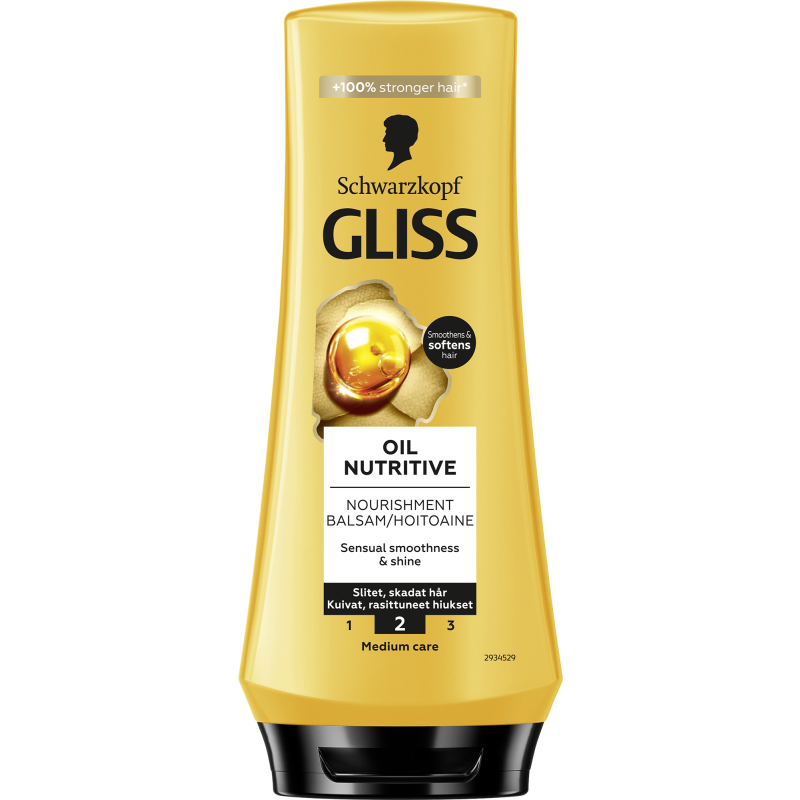 Hoitoaine Schwarzkopf Gliss 200 ml Oil Nutritive