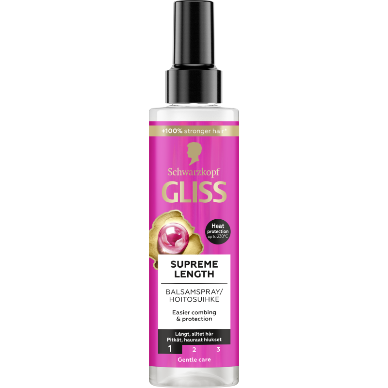 Hoitosuihke Schwarzkopf Gliss 200 ml Supreme Length
