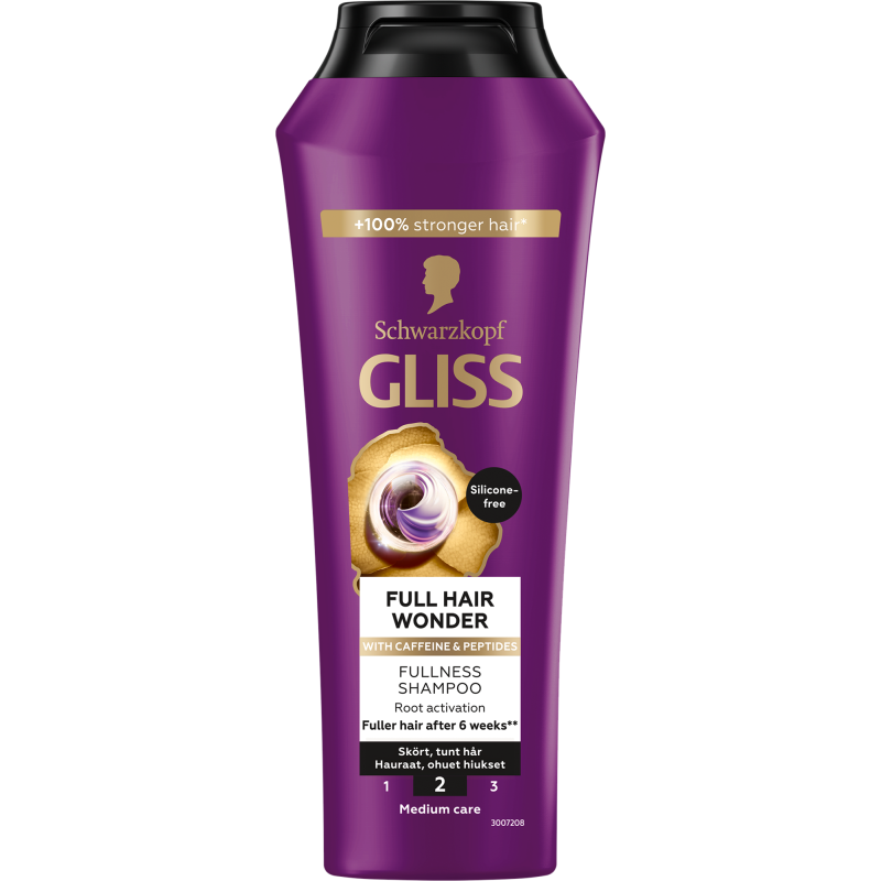 Shampoo Schwarzkopf Gliss 250 ml Full Hair Wonder