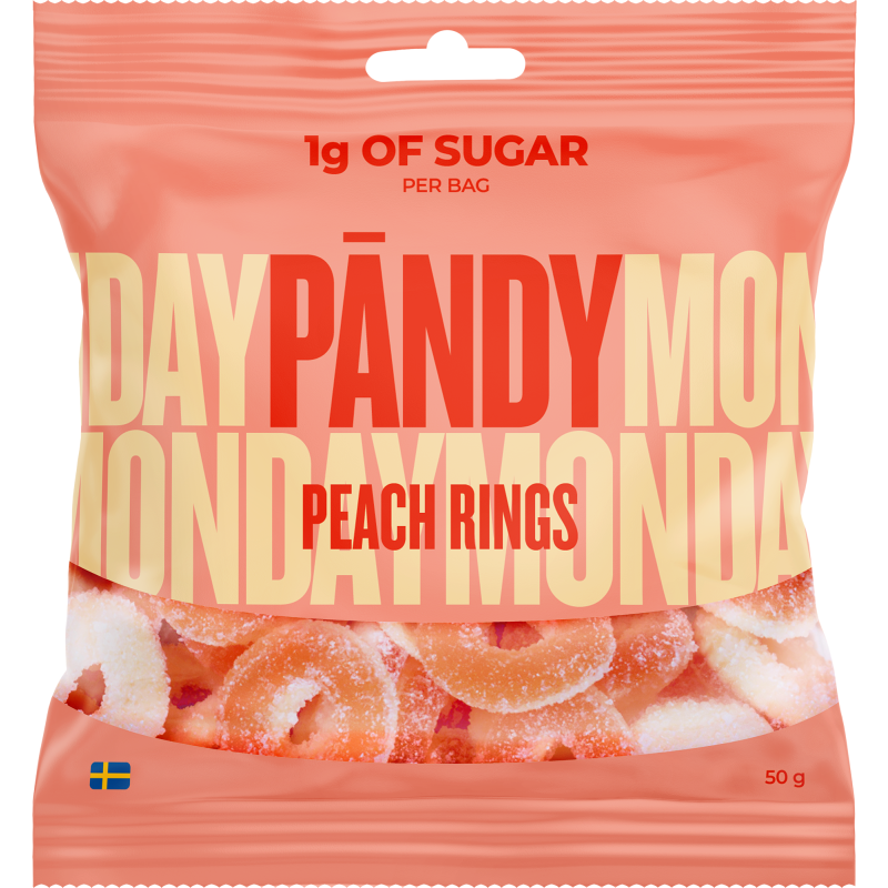Peach Rings Pändy 50 g