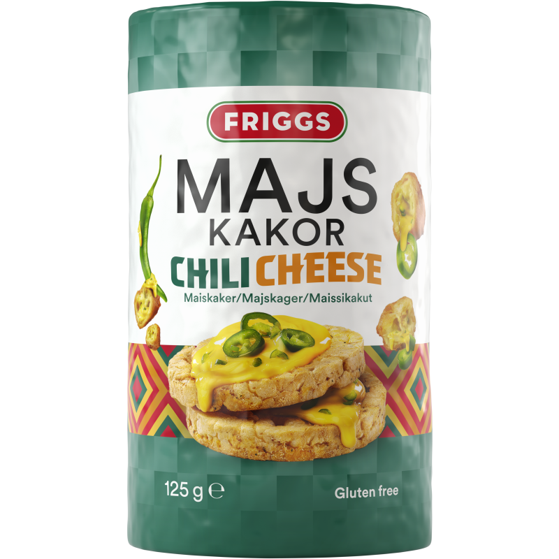Maissikakku Friggs 125 g Chilicheese