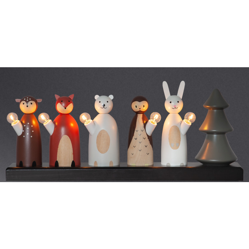 Kynttelikkö Star Trading Forest Friends