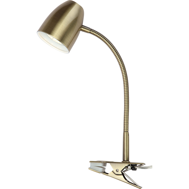Klipsivalaisin Aneta Lighting Sandnes, antiikkimessinki