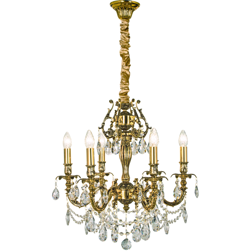 Kattokruunu Aneta Lighting Versailles 6-osainen, kulta