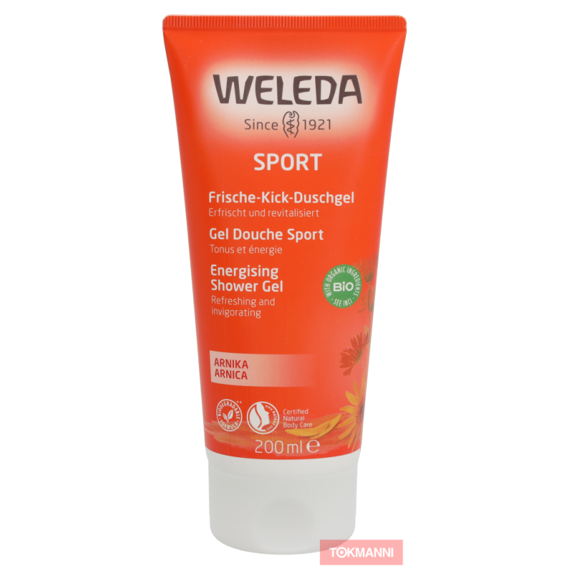 Suihkugeeli, Weleda 200 ml Arnica Sports