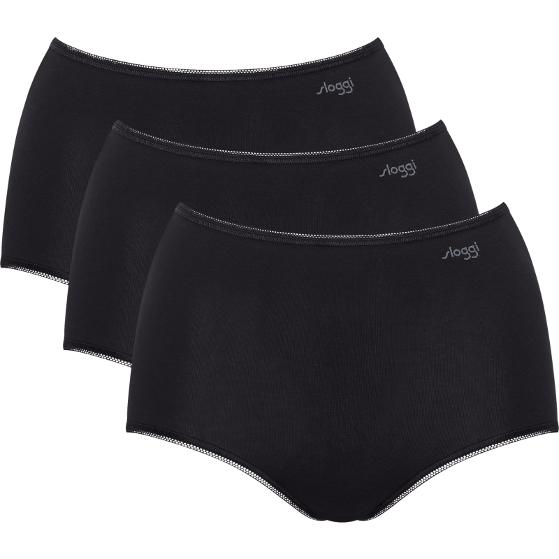Naisten maxi-alushousut Sloggi Pure Comfort, 3 kpl/pkt