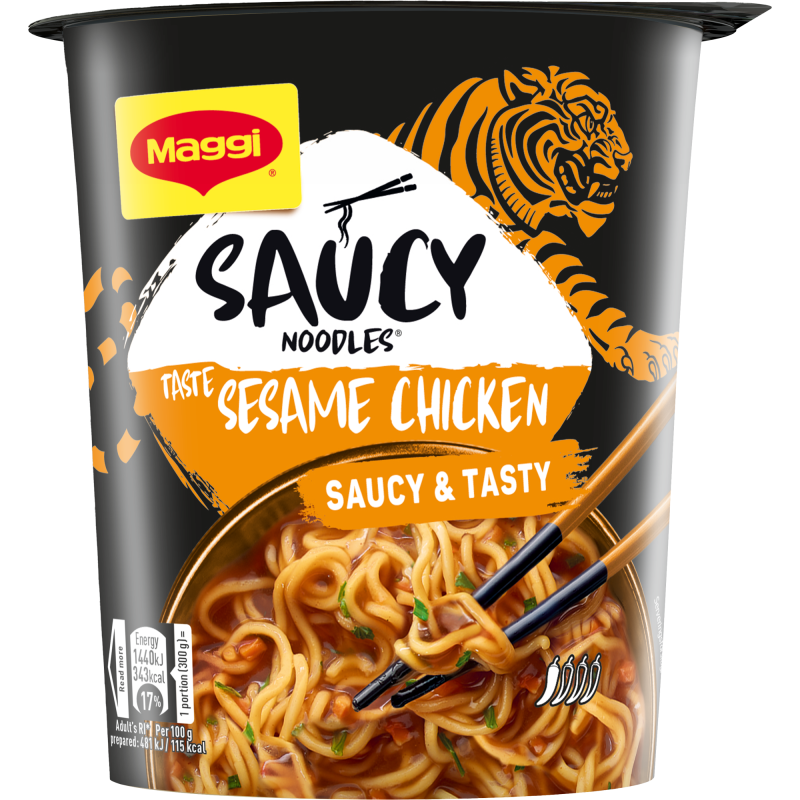 Kuppinuudeli Maggi 75 g Saucy Noodles Sesame Chicken