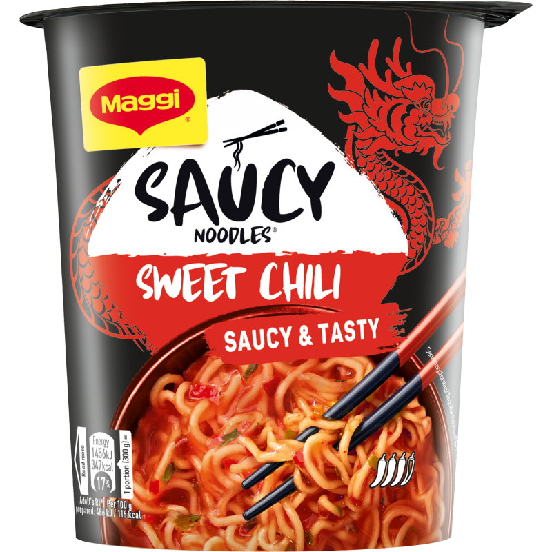 Kuppinuudeli Maggi 75 g Saucy Noodles Sweet Chili