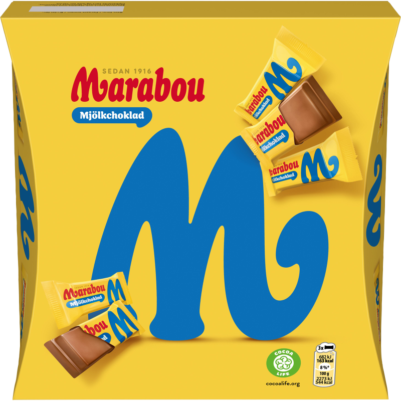 Suklaakonvehti Marabou 209 g Mjölkchoklad
