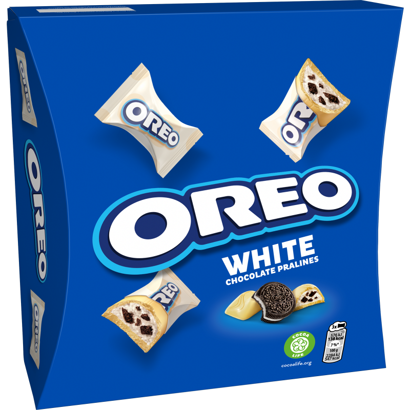 Suklaakonvehti Oreo 209 g White Giftbox