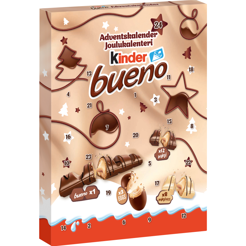 Suklaakalenteri Kinder 181 g Bueno