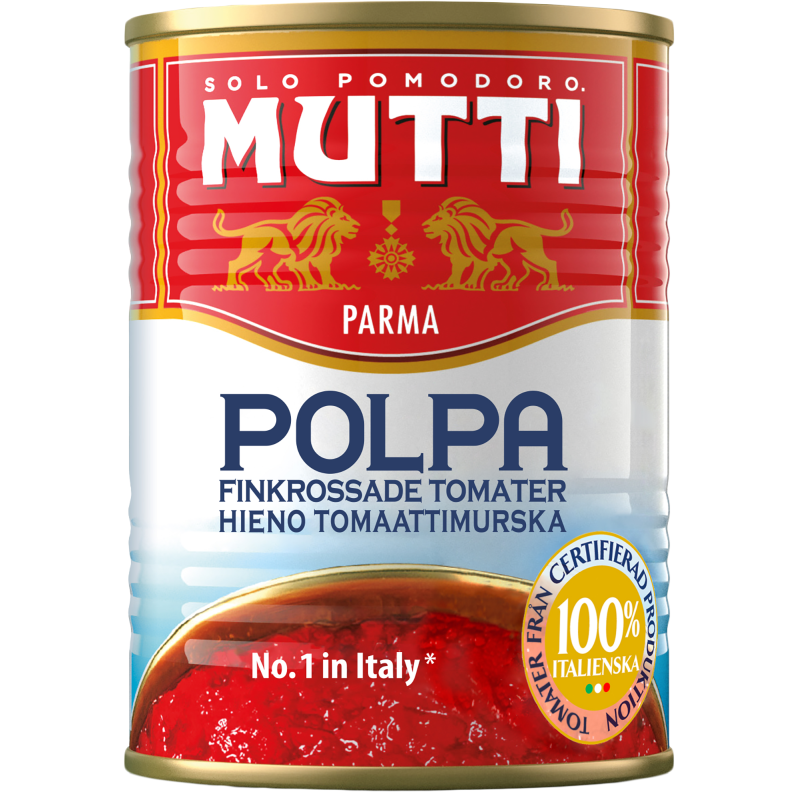 Tomaattimurska Mutti 400 g Polpa hieno