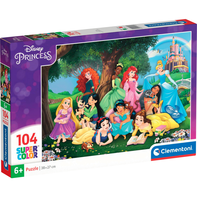 Palapeli Clementoni 104 palaa Disney Princess