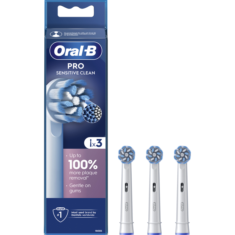 Vaihtoharja Oral-B 3 kpl Sensitive Clean & Care