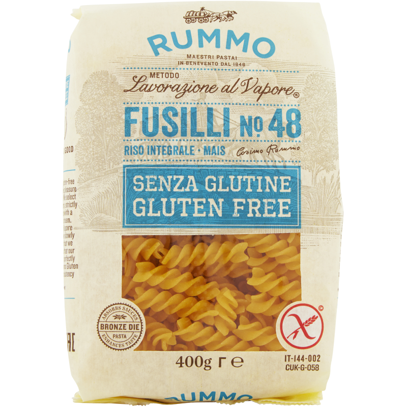 Fusilli Rummo 400 g gluteeniton No: 48