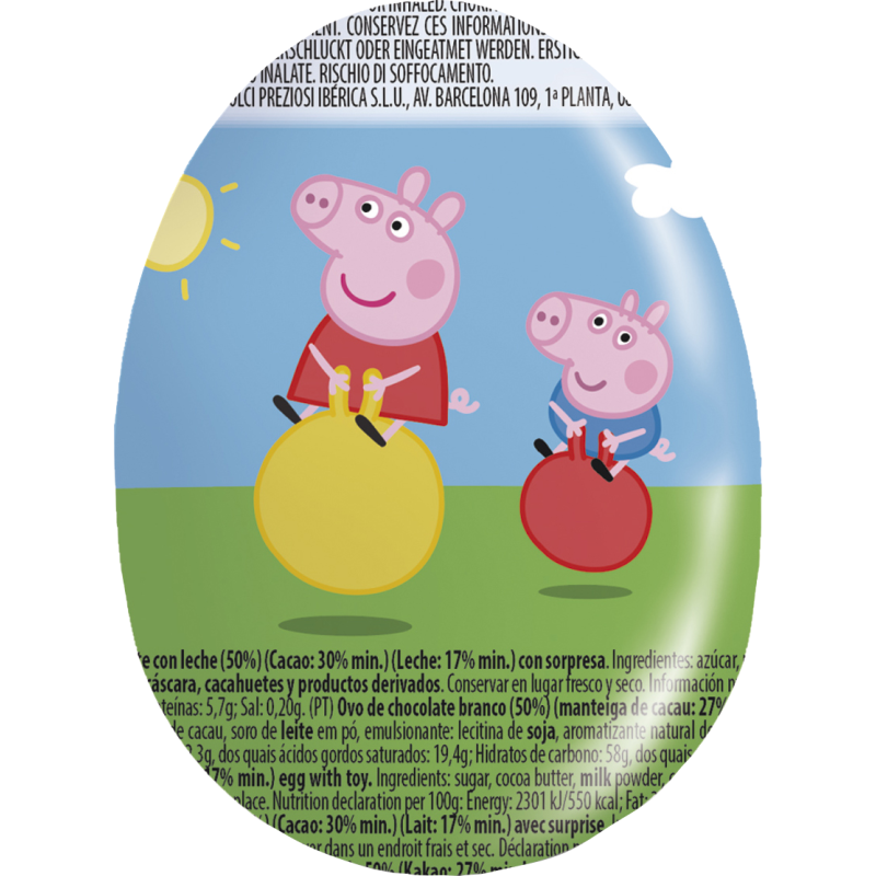 Yllätyssuklaamuna 20 g Pipsa Possu