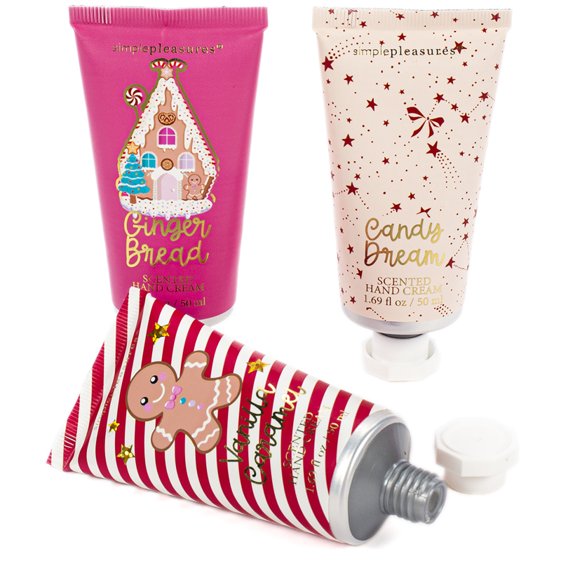 Lahjapakkaus Simple Pleasures 3 x 50 ml käsivoide