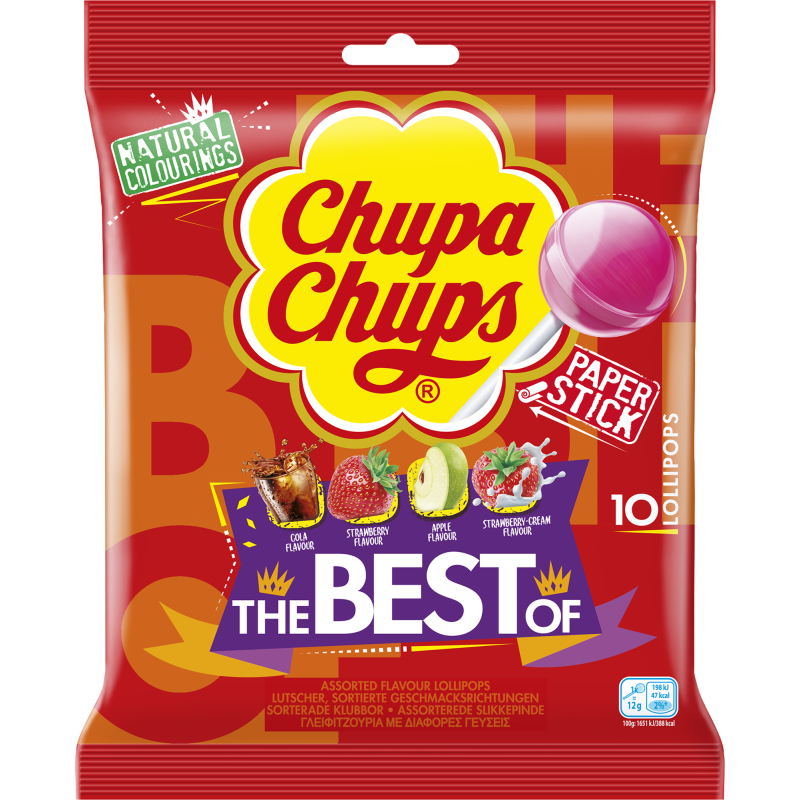 Tikkaripussi Chupa Chups 120 g The Best Of