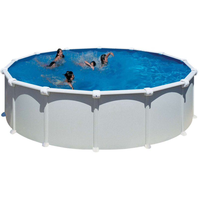 Uima-allas Gre by Swim & Fun Ø550 x 132 cm pyöreä, valkoinen